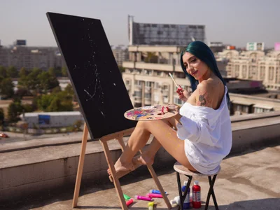 AriaVoss Top floor sexiness 💦 Pic 8