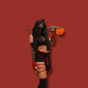 Carlacutte Ninja cosplay 🧡✨🎃❤️ Kuva