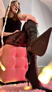 VivienLeeigh High-heeled leather boots👠 Pic 6