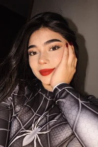 Sara_rousse10: 🕷️🖤 Caught in Spider Girl’s Web 🕸️❤️ ( 6 фото)
