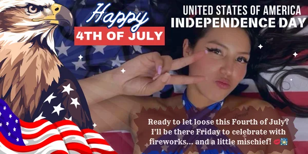 Lilith_dh I'll see you this Friday to celebrate your independence... my way! 😉🔥 Foto