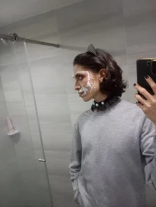 Nox_guy_next_door 🐱💀 Spooky kitty vibes! 🎃🖤 Fotka 3