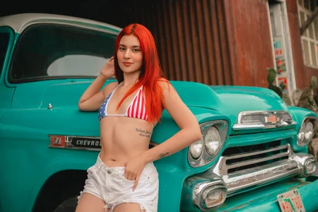 AylinMillerxs Happy 4th of July 💙🤍💓 Pic 3