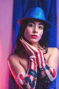 Samaanthaa_ 4th of July! 💙 Pic 2