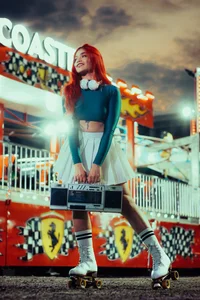 LeaThompsonAt park Bild 5