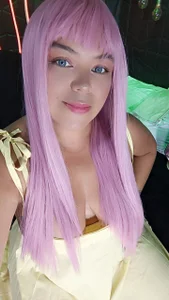 Horny_kaylee Pink hair and blue eyes Billede 4