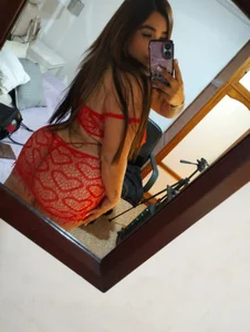 EmaGw7 Hot in red lingerie Pic 6