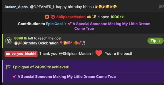 oo_yes_bhabhi Thankful! 🙏💛✨" Foto