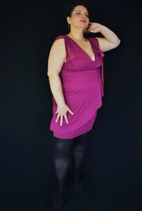 Aleja_Gonzales Casual Purple Gambar 5