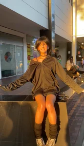 Amy_Moonlight Golden hour🧡 Bilde