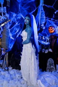 Isabel_Escorcia 💀💍 Emily, the Cursed Bride Who Will Steal Your Heart… and Your Desires 🖤🥀 Pic 5