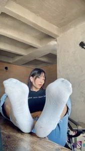 GoddessAstra White Socks Εικόνα