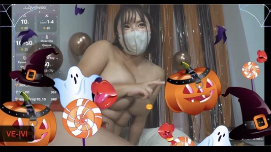 sara__xx__love 🎃10/26(月)ハロウィン配信🎃💕ご来場ありがとうございました🥰コントロール、リク、エフェクト、チケットチャットすごく嬉しいです❤️Thanks for coming to see us. Foto 9