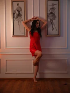 MiaVelvety Red Outfit & Restless Mood ❤️😈 Pic 9