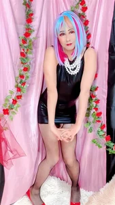 lunoryn Sexy tights and straight hair Kuva