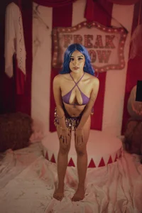 bad_malena Hallowen😈🎃 Girl sexy blue 🩵 Pic