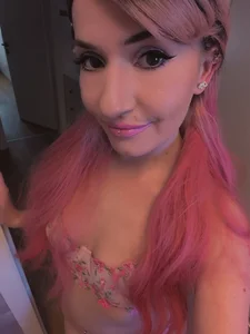 GangBangKitty Hi its me💕 pink hair💕 pink lingerie💕cute Pic 3