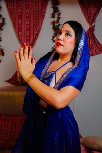IndraKaur_ Blue goddess Pic