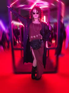 MhiaCorleone Techno Festival Goddess Pic