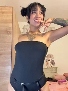Liahdiaz_ Little miss trouble in black 🖤😈 Poză 6