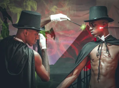 YeremiBrowm Hallowen 2022 sexy wizard Foto 2