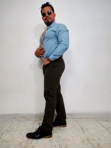 Cadete blue and brow pants de KalethBigDick Foto 3