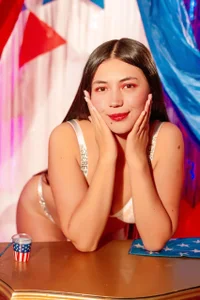 Tammy8 White, red, and blue, what a great combination! 🫦 사진 4