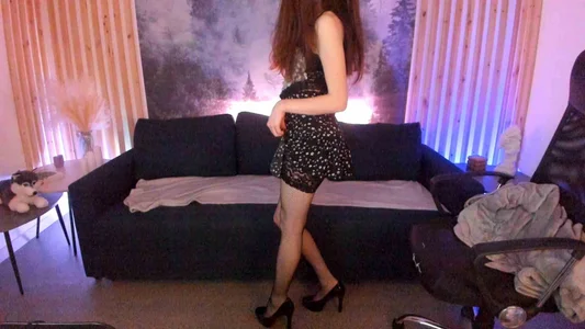 MilaStoyne legs grid stockings Pic 4