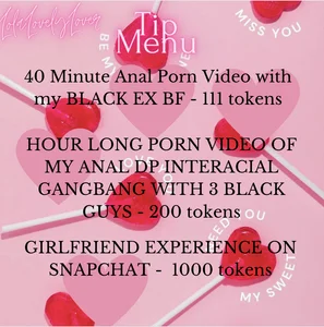 lolalovelylover PORN CONTENT MENU Pic