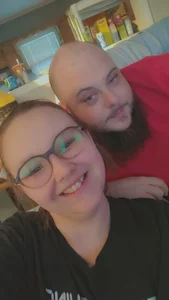 TurtleLady420 Pictures of me and Goat 💙🧡 Billede 2