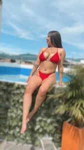 Lea_velle IN A RED BIKINI Poză 4