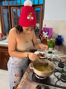 melissacute50 Preparing Christmas dinner Bilde 5