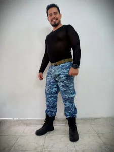 KalethBigDick blue camo gym Immagine  4