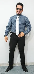 KalethBigDick plaid outfit Pic 5