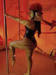 SussyBellX Burning lust under a firefighter's helmet Pic 5