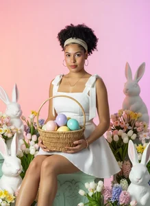 baddie_delaylaa Happy Easter 🐰🌸 사진 3