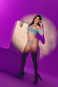 AmberFarrellのGood girl 💜の 2枚の写真