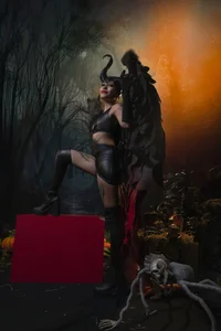 My Maleficent costume, just for you, loser 😈 de NAILAHARD  5 Imagens