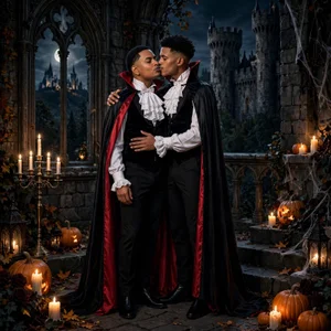 kenner_jacksom 🎃 los vampiros más sexys y peligrosos, happy Halloween baby’s 🧛🏾🧛🏾 Gambar 3