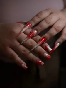 SofiRoce long goddess nails Poză