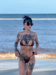 AlissaPeachx A day in the beach with me Pic 7