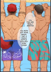Derek_Vow Yaoi hentai comics Beach Bilde 4