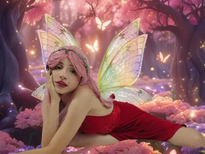 LaxiViolet Cute Fairy In The Forest 🍃✨🍄🍃 Immagine 