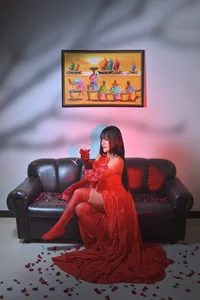 Hostess_Amaralady in red Bild