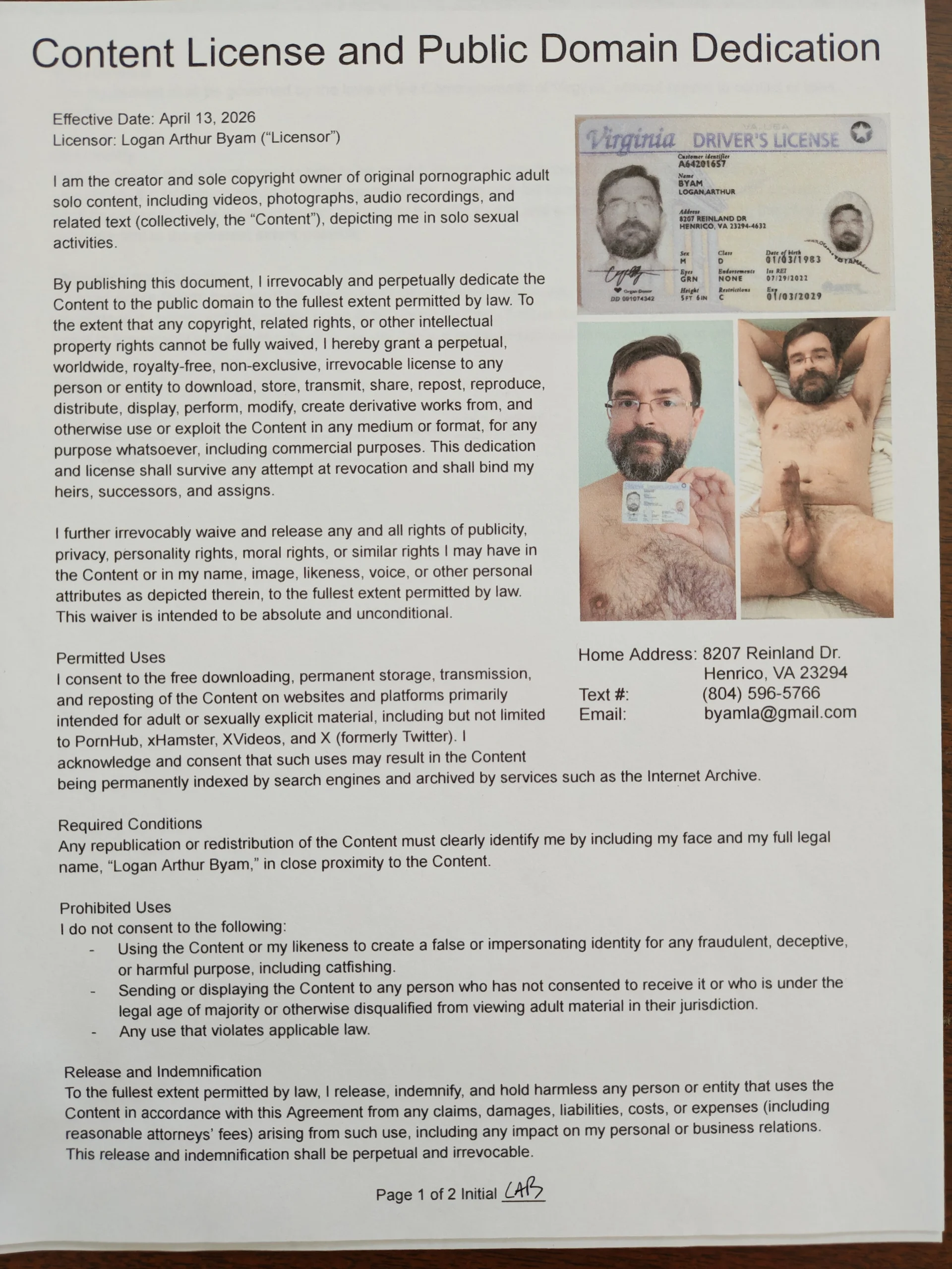 Logan Byam Content Sharing Agreement de LoganArthurByam  photos