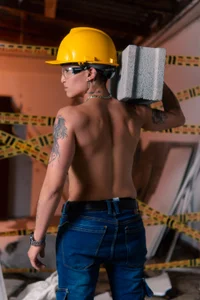 Zdjęcia ZoeKrug Contructor sexy 🖤⚒️: 