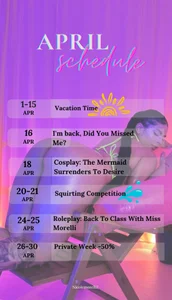 Nicolemorelli2 🦋Mounthly Schedule🦋 Poză