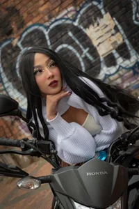 ZendayaGrey Biker girl зображення 4