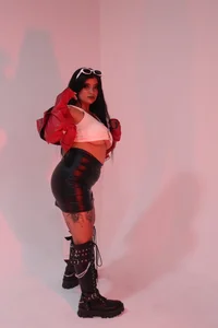 Alexa_Espinoza Red+black= sexy Alexa Pic 2