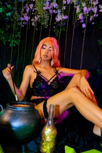 luna_roja25Green Fantasy Babe 💚图片 6